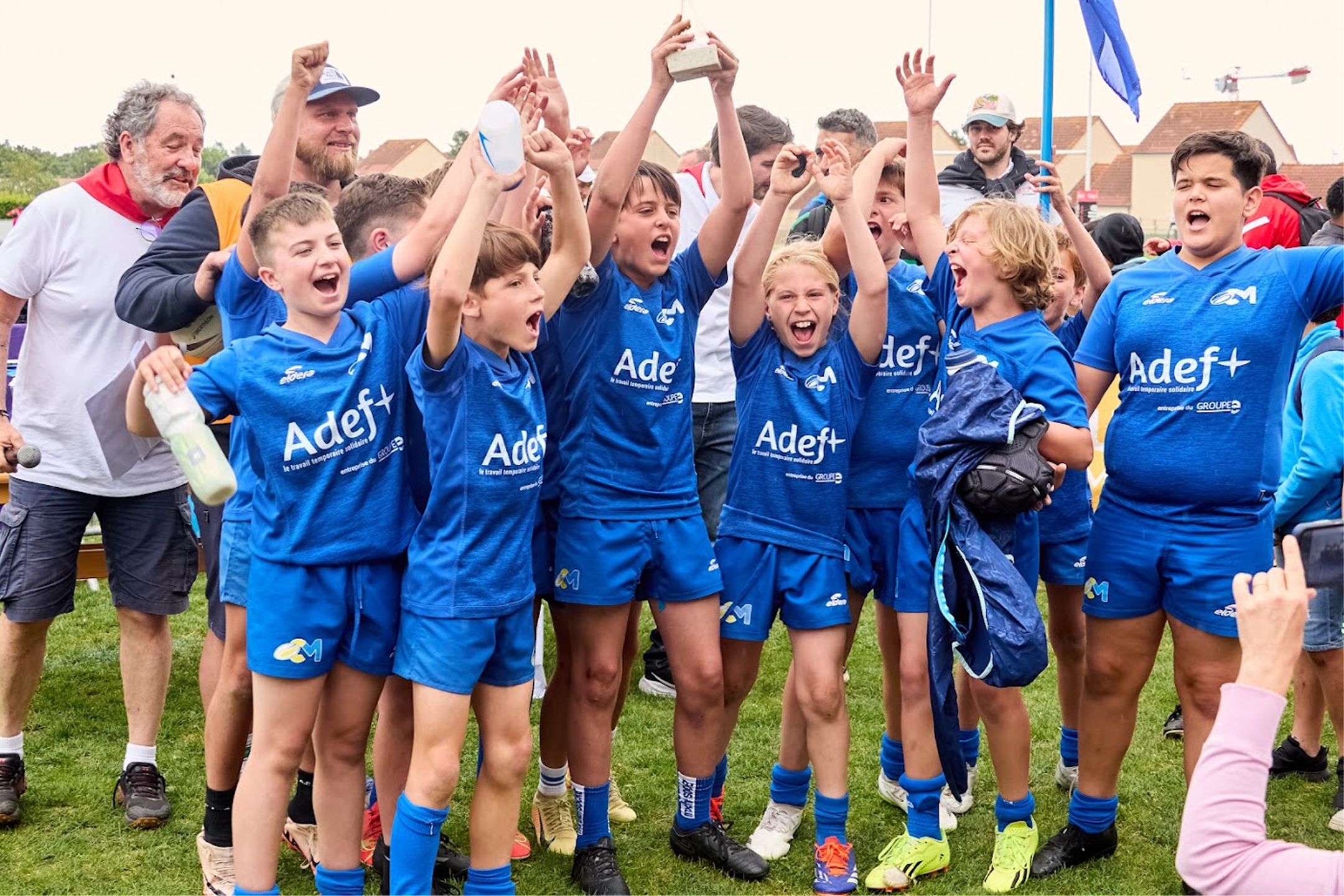 Célébration victoire
